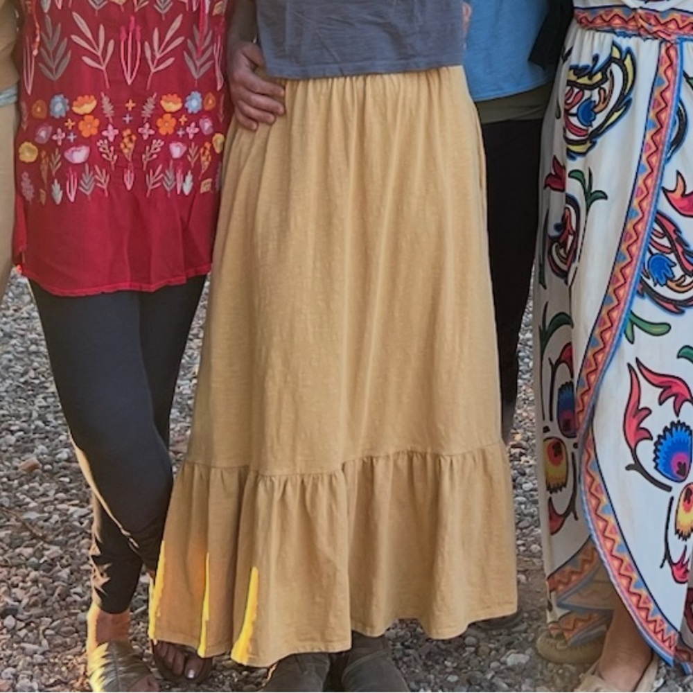 Yellow Maxi Skirt